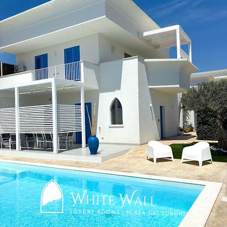 White Wall Luxury Rooms Scala Dei Turchi Realmonte Eksteriør billede