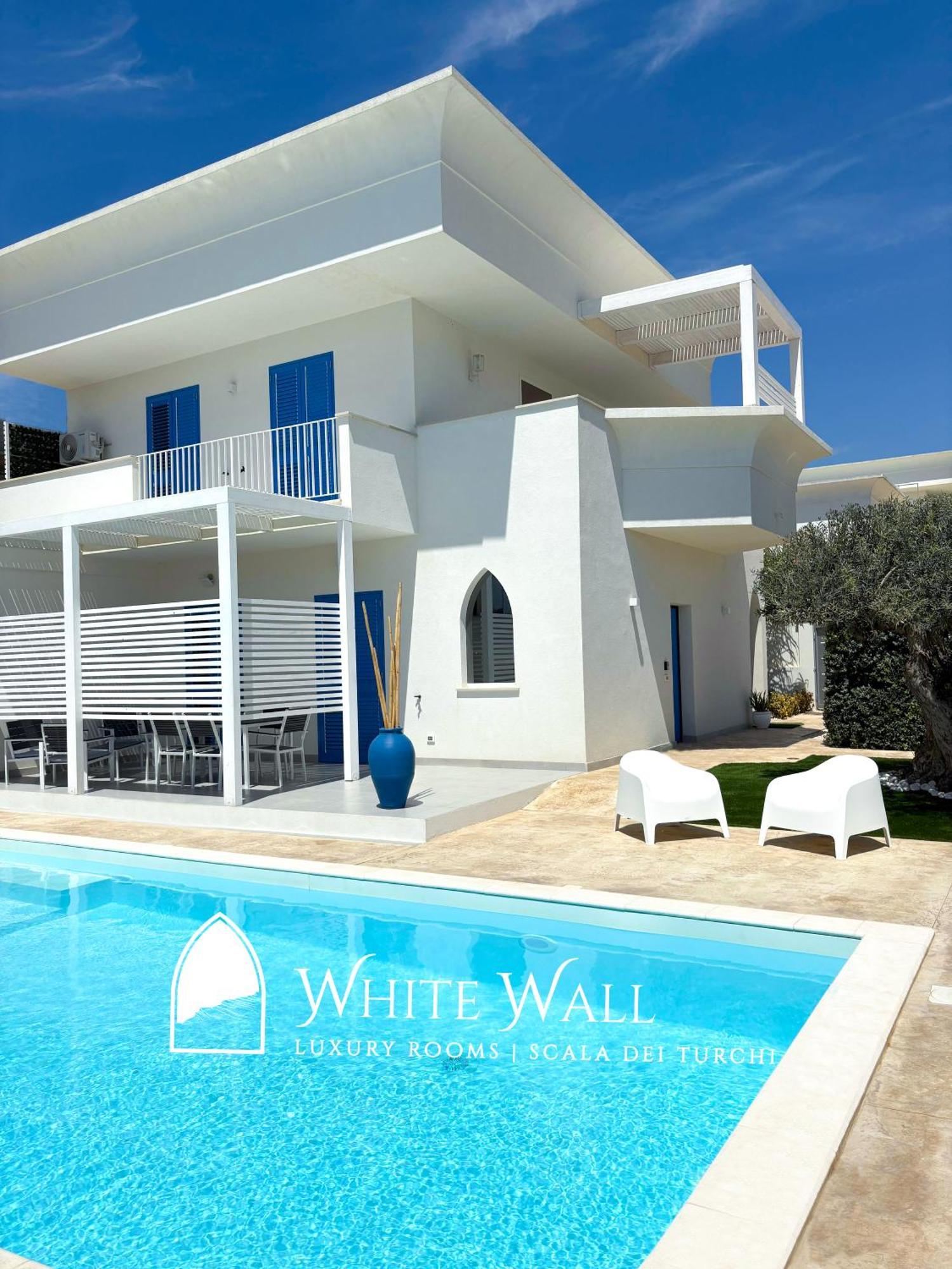 White Wall Luxury Rooms Scala Dei Turchi Realmonte Eksteriør billede
